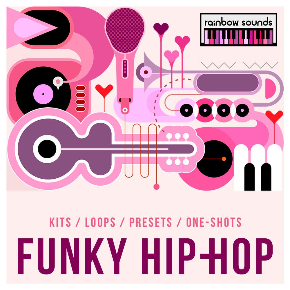 Funky Hip-Hop - Indie Pop Lo Fi Hip Hop Nu Disco - Funk (Construction - Kits Loops - One Shots) Sample Pack Rainbow Sounds