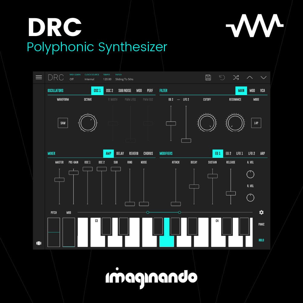 DRC - Polyphonic Synthesizer Software & Plugins Imaginando