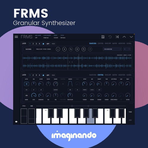 FRMS - Granular Synthesizer Software & Plugins Imaginando