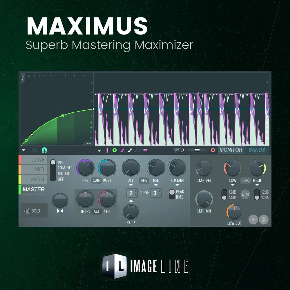 Image Line Maximus - Superb Mastering Maximizer Software & Plugins Image Line