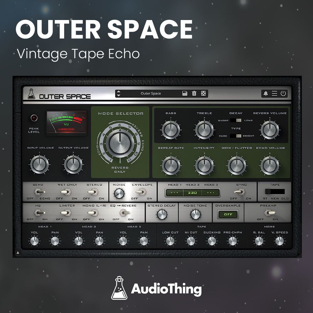 Outer Space - Vintage Tape Echo Plugin Software & Plugins Audiothing