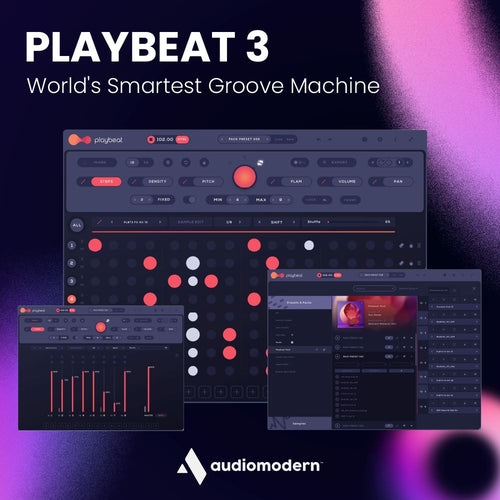 Playbeat 3 - World's Smartest Drum Machine Software & Plugins Audiomodern Instruments