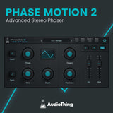 Phase Motion 2 - Advanced Stereo Phaser Software & Plugins Audiothing