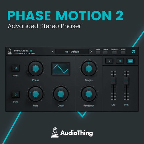Phase Motion 2 - Advanced Stereo Phaser Software & Plugins Audiothing
