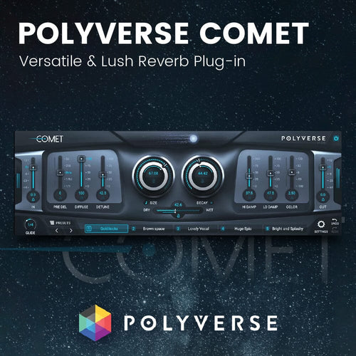 Comet Reverb: Versatile & Lush Reverb Plug-in Software & Plugins Polyverse