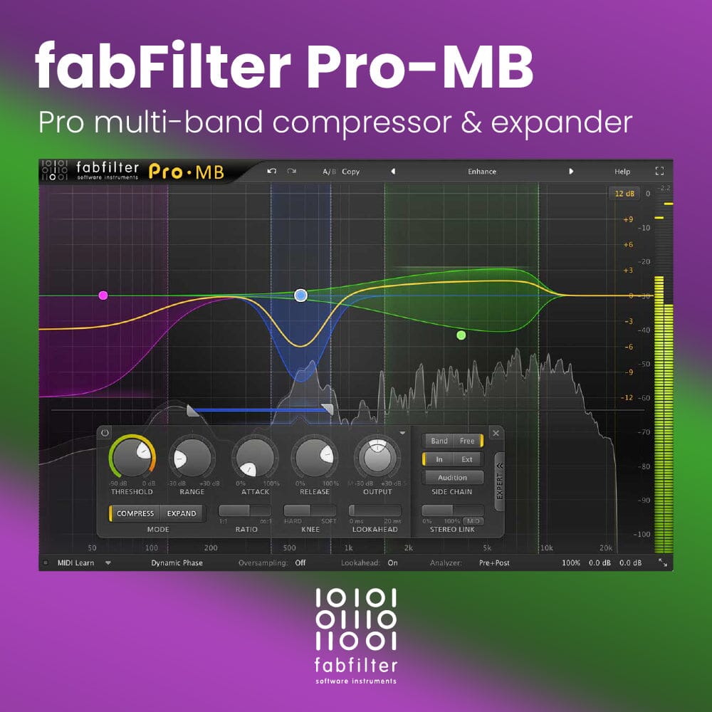 FabFilter Pro-MB - Pro multi-band compressor & expander Software & Plugins FabFilter - Software Instruments