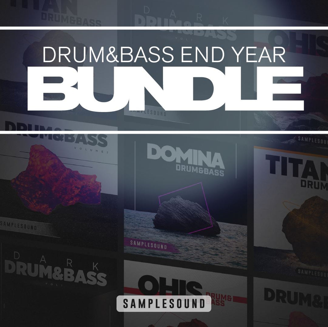 Drum & Bass End Year Bundle (Loop, One shots, Fx) Sample Pack Samplesound