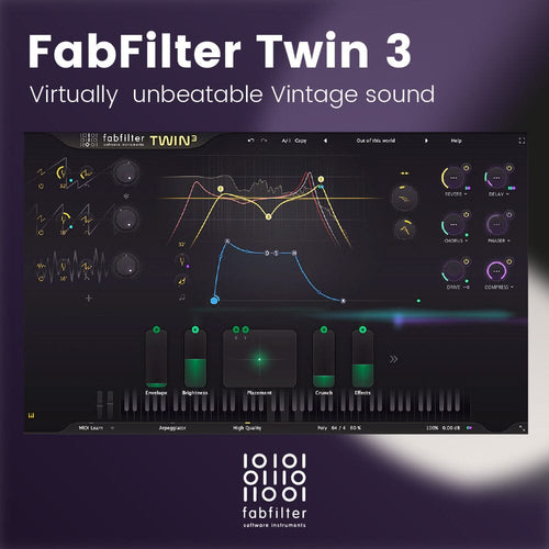 FabFilter Twin 3 - High quality, analog-sounding synthesizer plug-in Software & Plugins FabFilter - Software Instruments